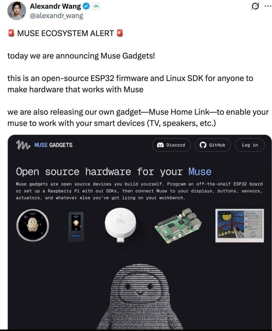 Meta Muse Gadgets 开源